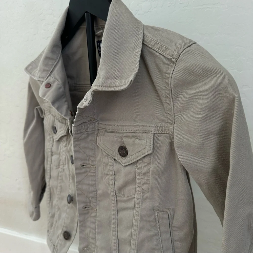 GAP Kids Girls Tan Denim Jacket. Size Small.